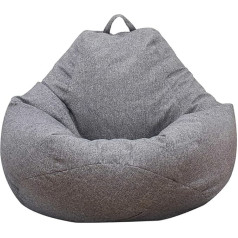 N/T Ghopy Bean Bag pieaugušajiem un bērniem, Giant Bean Bag bez auduma pildījumu, dzīvojamā istaba Bean Bag liels dīvāns, klāja krēsls liels krēsls iekštelpu un āra lietošanai