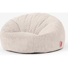 Lounge Pug , Dīvāns atpūtas soma Bean Bag Corduroy Cream