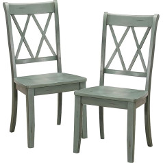 Homelegance Dzīvojamās istabas krēsli mūsdienīgi zili-zaļi