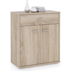 Caro-Möbel Tommy Cabinet, Sideboard, with 1 Drawer and 2 Doors