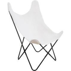 Atmosphera Createur D'interieur Atmosphera Oslo krēsls ar kažokādas izskatu, balts