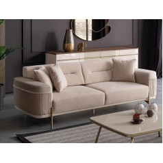 Jv Möbel 3 sėdimų vietų sofos baldai Sofa Daugiafunkcinė sofa Svetainės dizainas