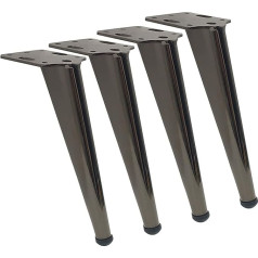 Bocnyc 7in Heavy Duty Sofa Legs Metal Furniture Legs Cabinet/Cupboard Replacement Feet for Mid-Century Modern/Great IKEA Hack for Sofa, Couch, Bed, Cou