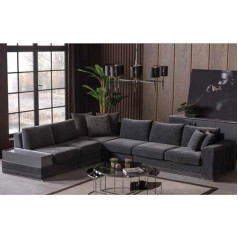 Jv Möbel Угловой диван для гостиной L-Shape Sofas Upholstered Sofa Corner Sofa Fabric Modern Design Style