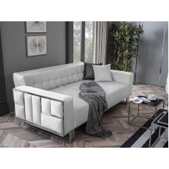 Jv Möbel Adjustable Multifunction Couch Sofa Two Seater Couchen Design Sofas White