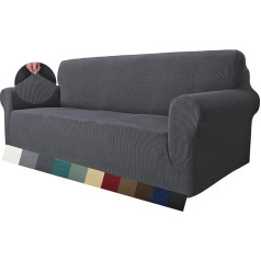 ‎Maxijin MAXIJIN Super Stretch Couch Cover for 3 Seater Couch, 1 gab., universāls dīvāna pārvalks, dzīvojamās istabas žakarda spandekss mēbeļu aizsargs, suņiem un mājdzīvniekiem draudzīgs dīvāna pārvalks