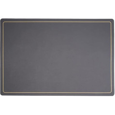 6 auksinių odinių padėkliukų rinkinys Aliejui atsparūs izoliuoti padėkliukai Padėkliukai virtuvės lėkštės kilimėlio apdailai (A 44,5 cm x 30 cm)