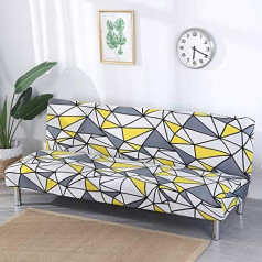 ‎Beacon Pet Beacon Pet Stretch Sofa Slipcover Printed Futon Cover Fitted Furniture Protector Elastīgs poliestera spandekss Mazgājams bezmugurkaula dīvāns Salokāms dīvāna pārvalks Salokāms dīvāna vairogs Dīvānu pārvalks Mazgājams mašīnā