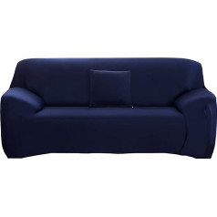 Stretch Sofa Cover - Sofa Covers Slipcover Sofa - 1 gabals 5 sēdvietu mēbeļu aizsargs Poliesters Spandekss auduma Slipcover ar spilvena pārvalku bērniem un mājdzīvniekiem Blue