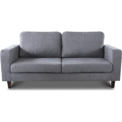 Sofnet Sofa Kera 3-Seater, Couch, Lounge Sofa, Couch Furniture, Sofa Set, Wooden Feet, Upholstered Sofa with Spring Core