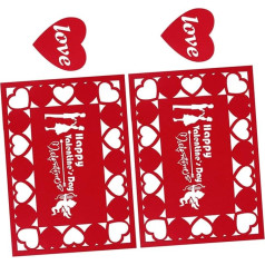 Zerodeko 8 gab. komplekts Placemat Coasters Heart Placemats Decoraciones para Sala De Casa Dekorācijas mājai Dekorācijas mājai Red Embellishments Felt Placemats Dekoratīvie paklājiņi Fleece Desk