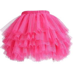 NANQUAN Kūdikių mergaičių Tutu sijonas Toddler 6 sluoksniuotos Tiulio Tutus 1-8T