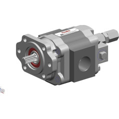 Buzile P51 hidrauliskais zobratu sūknis BGP51A346YR25-25-RV Jauns sūknis ar pārspiediena vārstu Pārspiediena vārsta iestatījums 2500 PSI Rotācija: CCW
