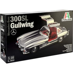 ITALERI 3612S - 1:16 Mercedes-Benz 300 SL Gullwing, Celtniecības modelis, Celtniecības modeļu komplekts, Celtniecība, Amatniecība, Hobijs, Līmēšana, Plastmasas komplekts, Detalizēts