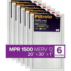 Filtrete UR22-6pk-1e Gaisa filtrs, 50,8 x 76,2 x 2,5 cm weiß