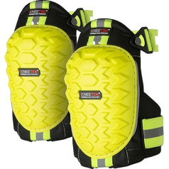 Kneetek HiVis Knee Pads Black/Yellow