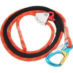 Alomejor Fall protection rope, fall protection rope with adjustable positioning for operation at a high height