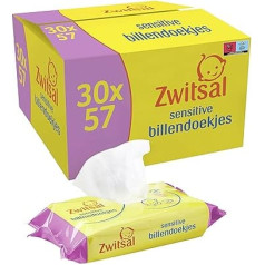 Zwitsal bērnu salvetes Sensitive Box 30 iepakojumi x 57 gab.