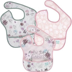 Bumkins 3 Pack Super Bibs Waterproof Washable Stain and Odour Resistant 6-24 Months