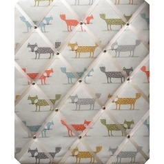 Foxes Chrome Detaļu ziņojumu dēlis Memo Boards, lentes Boards Size Large 40x48 cm 