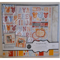 Colorbok Baby Boy Scrapbooking Box Kit no Colorbok