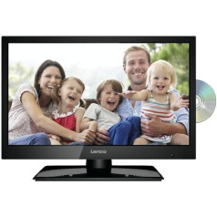 Lenco DVL-1962 - HD LED-TV - 18,5 Zoll - DVB T2 - DVD - Autoadapter - Schwarz