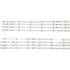 AQXYYYWEI LED gaismas diodes 12LED priekš H55B7100UK H55B7100 H55B7300 H55B7300 H55B7300UK HD550V1U51-T0L4