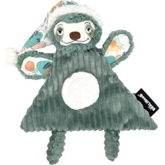 Les Déglingos Baby Chillos le Sloth plīša sedziņa zīdaiņiem/bērniem, ļoti mīksts audums, piemērota no dzimšanas, 25 cm, 1 komplekts, 36733