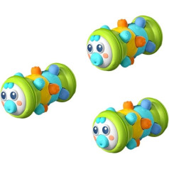 ibasenice 5 gabali Sensorā apmācība rotaļlieta zīdaiņu rotaļlieta ritošā bērnu pirmsskolas rotaļlieta Funny Toy Cartoon Caterpillar aktivitāte Motor Skills Toy for