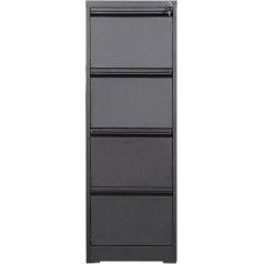 OYYMTE Aktenschrank, Aktenschrank aus Eisen, Büroschrank, Schublade, Metallregal, einfacher Aktenschrank, Büromöbel