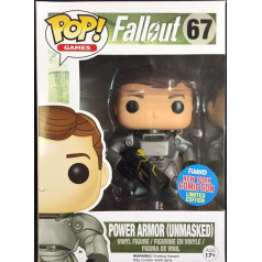 Fallout Pop! Vinyl Figure Power Armor Unmasked Limited Edition NYCC Exclusive