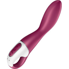 Satisfyer, Bluetooth G-Spot Vibrator Heated Thrill Connect App 20,5 cm ar siltuma funkciju Silikons