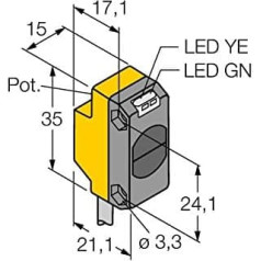 3061672 - QS18VP6RB, optisks sensors (Empfänger)