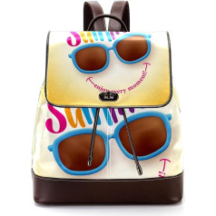 Asmeniniai mokykliniai krepšiai knygų krepšiai paaugliams Hello Summer Smile, įvairiaspalviai, 27x12.3x32cm, kuprinės kuprinės
