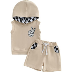 Himllauen Baby Boys Clothing Summer Outfit Tank Top and Shorts Two Piece Set Newborn Baby Clothing