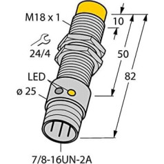 4281412 - NI12U-G18-ADZ30X2-B1331, Induktiver sensors uprox®