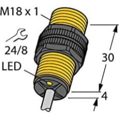 4035121 - NI10 P18 Y1X/s97, INDUKTĪVS JŪDZINĒTĀJS ar Erv. Diapazons