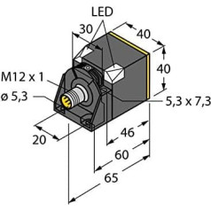 1623641-NI40U-CK40-AP6X2-H1141,Induktivitātes sensors ar augstvērtīgu slēdzi