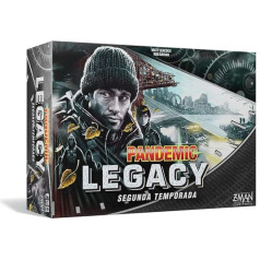 Z-Man Games ZM7173BES Pandemic Legacy Second Season, Spanish, Black