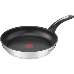 Tefal Emotion 24 cm panna, nesadalāms pārklājums, vienmērīga karstuma sadale, elegants dizains, izturīgs rokturis, indukcija, gatavošanas indikators E3000404, dzērveņu krāsā