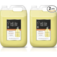 Baylis & Harding Sweet Mandarin & Grapefruit Hand Wash 5 Litre Refill Pack (2 Pieces, Total 10 Litres) - Vegan Friendly