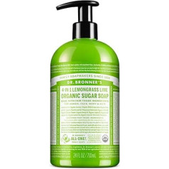 Dr. Bronner's Natural Soap - Šķidrās ziepes - Citronzāles - Laima - 710 ml