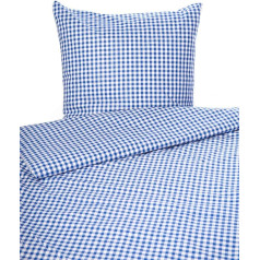 texpot Gultas veļa Country House Checked Blue Farmers 135 x 200 cm + 80 x 80 cm 20 mm Checked