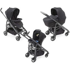 Chicco Trio Love Up Pushchair Black Beauty 1, Black, 1 Unit (Lot de 1)