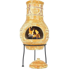 La Hacienda Dārza krāsns, Meksikāņu krāsns, Chiminea Patio krāsns, Dārza krāsns, Dārza krāsns