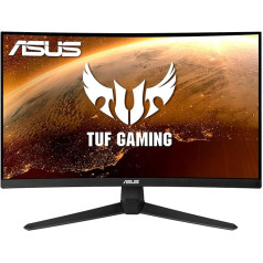 ASUS TUF Gaming VG24VQ1B - 24 collu Full HD izliekts monitors - 165 Hz, 1 ms MPRT, FreeSync Premium - VA panelis, 16:9, 1920x1080, DisplayPort, HDMI, melns