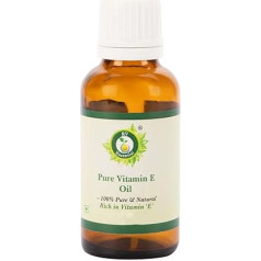 R V Essential Pure Vitamin E Oil 100 мл (3,38 унции) - (100% чистое и естественно богатое витамином Е) Чистое масло витамина Е