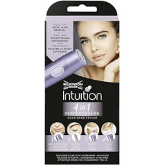 Wilkinson Intuition 4-in-1 Perfect Finish elektriskais trimmeris ķermenim sievietēm, bikini zonai, sejas apmatojumam un uzacīm