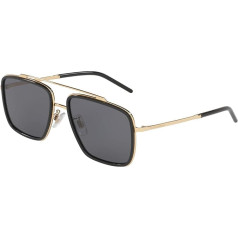 Ray-Ban 0DG2220 Vīriešu saulesbrilles, daudzkrāsainas (zelta/melnas), 57.0, Daudzkrāsainas (zelta/melnas)