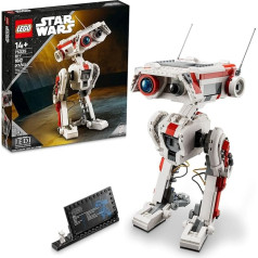 LEGO Star Wars BD-1 75335 Lego Star Wars BD-1 75335 Pozicionējama droidu figūriņa - modeļu konstruktors, istabas dekors, piemiņas dāvanu ideja pusaudžiem no videospēles The Jedi: Survivor (Džedajs: Izdzīvotājs)